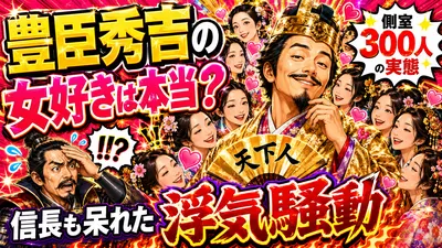 豊臣秀吉の女好きは本当？側室300人の実態と信長も呆れた浮気騒動