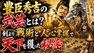 豊臣秀吉の武芸とは？剣より戦術と人心掌握で天下を獲った秘密