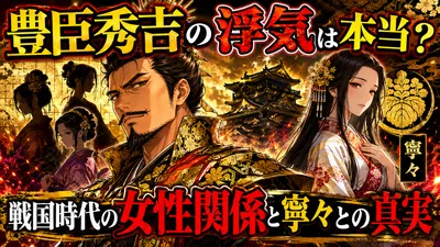 豊臣秀吉の浮気は本当？戦国時代の女性関係と寧々との真実