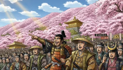 豊臣秀吉と吉野桜の歴史！5000人の大花見と絶景の秘密